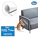 STARROAD-TIM Furniture Protectors from Cats Couch Furniture Scratch Guards Cat Couch Protector Guards with Pins for Protecting Your Upholstered Furniture Pet Scratch Guard for Furniture Clear 10PCS