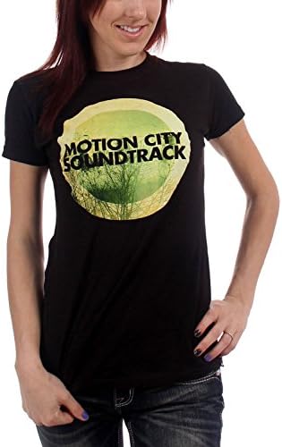 Motion City Soundtrack - Womens Go Album Logo Womens T-Shirt, Size: Small, Color: Black