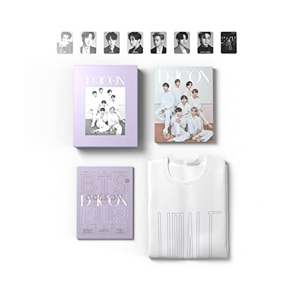 [OFFICIAL] DICON BTS GOES ON _ Global Edition (English ver.) p332 magazine + p132 photobook + 8pcs photocards + t-shirt