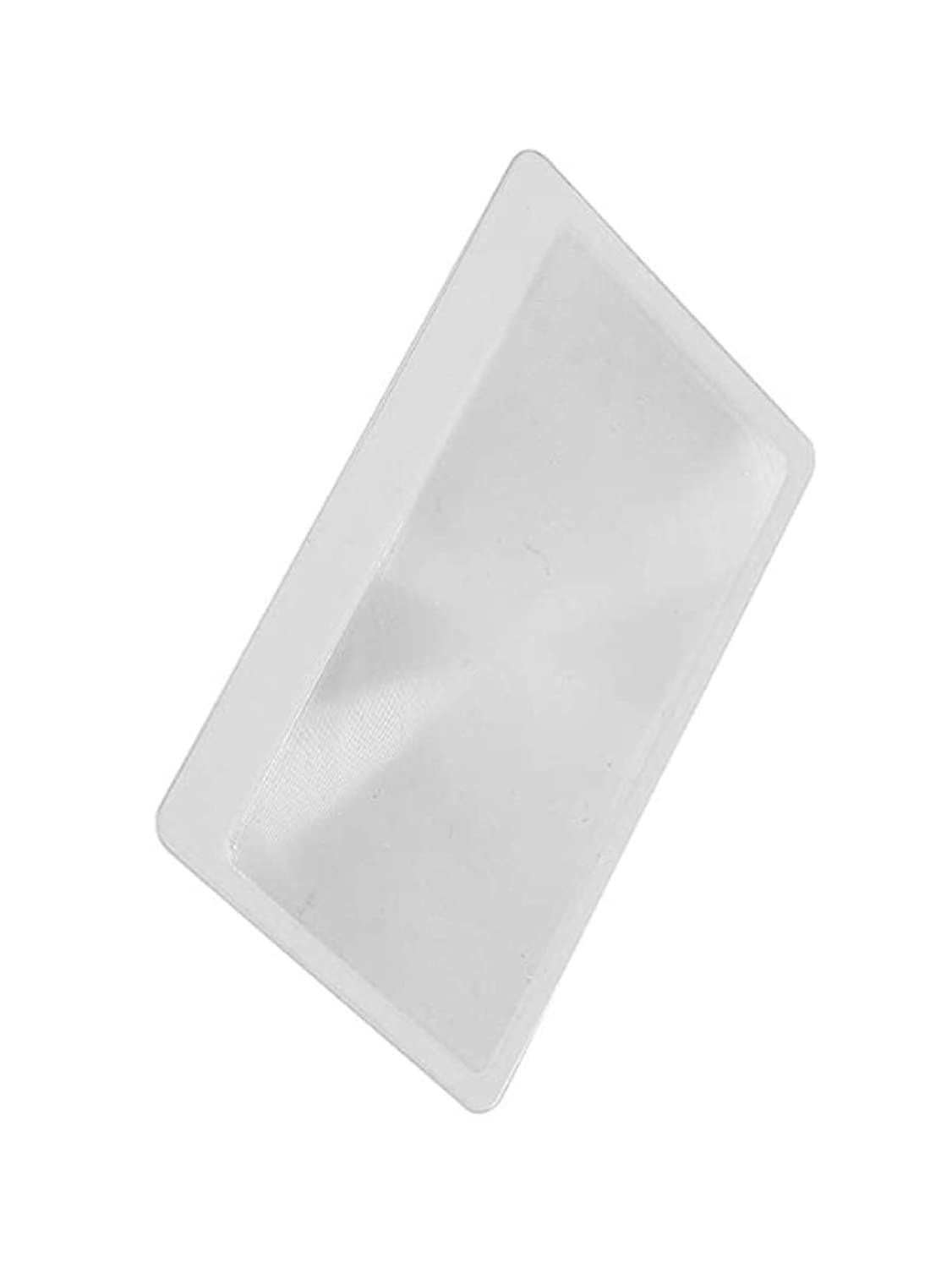 eBuy GBUltra-Light Flexible Credit Card Size Arcylic 3X Magnifying Glass with Plastic Sleeve