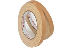 HAHIYO Light Brown 0.5Inch Wide Floral Tape, Waterproof Florist Tape Flower Wrap Adhesive Waterproof Decorative Tape for Bouquet Stem Wrapping Flower Arranging Floral Craft, 2Rolls 200Feet/66Yard