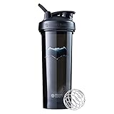 BlenderBottle Justice League Superhero Pro Series 32-Ounce Shaker Bottle, Batman