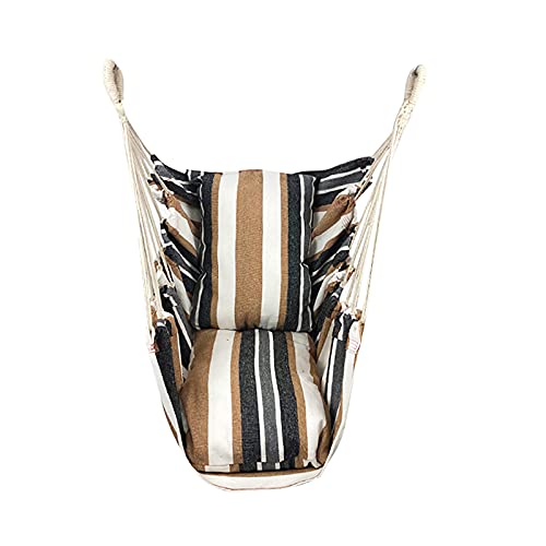 CYYAN Hängesessel, Hängesessel mit Kissen Hängestuhl für Erwachsene Kinder für Balkon & Wohnzimmer, bis zu 160 kg…