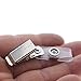 10 Pack - Premium Clothing Friendly ID Badge Clips - Metal Alligator Swivel Card Clip & Clear Plastic PVC Vinyl Strap with Button Snap Great for Name Tags & Access Badges by Specialist ID