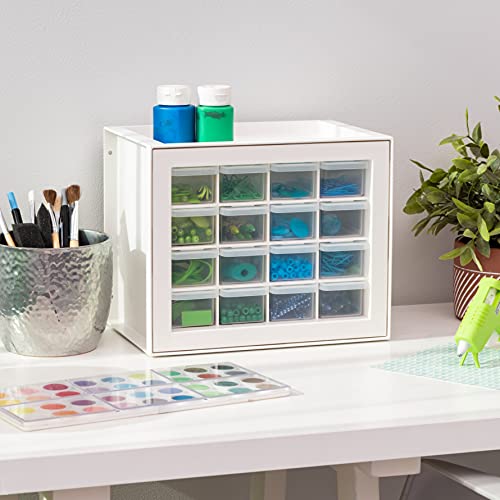 IRIS USA 16 Drawer Parts White Pricepulse