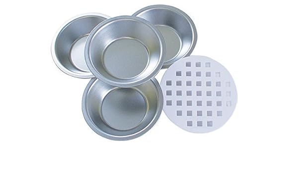Amazon Com R M 2732 Mini Pie Pans With Decorative Top Lattice