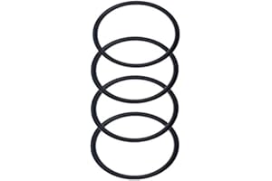 C&BERG Pack of 4, 30 oz Replacement Rubber Lid Ring, 3.7 Inch Diameter - Gasket Seals, Lid for Insulated Stainless Steel Tumblers, Cups Vacuum Effect, fit for Brands - Yeti, Ozark Trail, Beast - Black