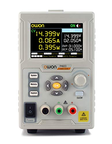 OWON P4603 Single Channel 180W Maximum Output 0-60V / 0-3A Output Range Linear DC Power Supply