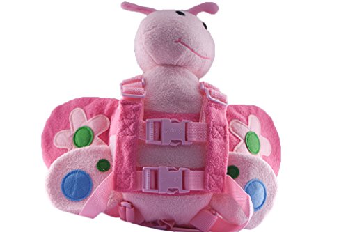 Berhapy 2 in 1 Bee Toddler Safety Harness With Mini Backpack Children's Walking Leash Strap(pink) - Thumbnail 4