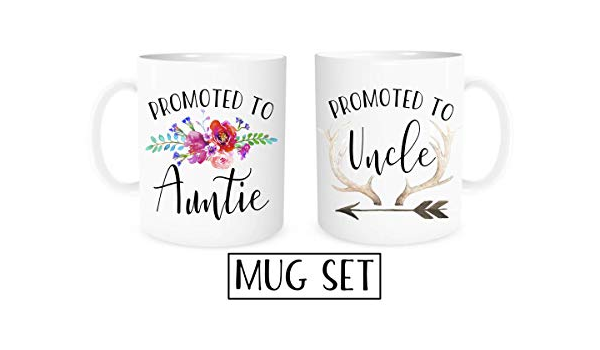 aunt and uncle mug set