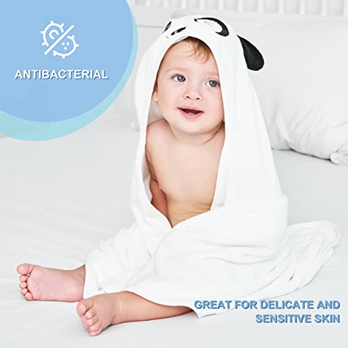 YOYOO Premium Bamboo Baby Bath Towel Ultra Soft Organic Hypoallergenic Baby Hooded Towels for