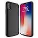 iPhone X Battery Case, BEAOK 6000mAh Portable Charger Case External Battery Pack with Sync Through and Protective Charging Case for Apple iPhone X / 10 [Lightning Charging Port] (5.8 Inch) (Black)