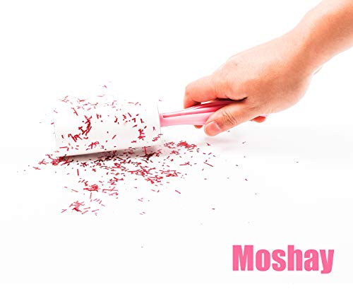 Moshay House Lint Roller 6-Rollers, 60-Sheets/4inch/Roller (360 Sheets Total).Best for Pet Hair Removal and Dog and Cat Lint Remover Pet Lint Roller with Durable Hand