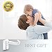20 Pack Newest Kitchen Cabinet Locks Child Safety Baby Safety Cabinet Locks No Drilling Screws for Latches and Drawers, UPGRADED 3M Adhesives, Invisible Design White