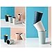 reakfaston Toothbrush Cup Toothbrush Mug 4PCs Home Tooth-Brushing Cup Simple Fashion Plastic Bathroom Cup