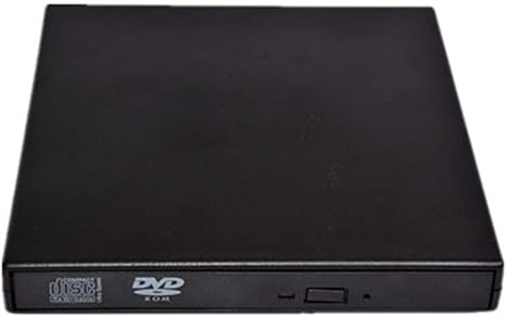Runfon Caja Fina Externo USB 2.0 DVD RW Laptop CD-ROM: Amazon.es: Informática