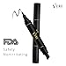 VereBeauty Eyeliner Stamp, Eye Liner,Cat eyeliner, Liquid Eye liner, Dual Ends, Waterproof Smudge proof Winged Long Lasting Liquid Vamp Style Wing No Dipping Required Eyeliner