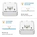 2 in 1 Water Alarm, Govee Water Leak Detector Alarm with Sensor Probe and Sensor Cable 120 dB Water Sensor Alarm for Basement,and Water Heater 1 pack ( Battery Included)