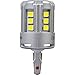 SYLVANIA - 7443 T20 LED White Mini Bulb - Bright LED Bulb, Ideal for Daytime Running Lights (DRL) and Back-Up/Reverse Lights (Contains 2 Bulbs)