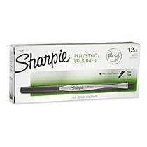 Sharpie Pen, Fine Point, Black, 12-Count
