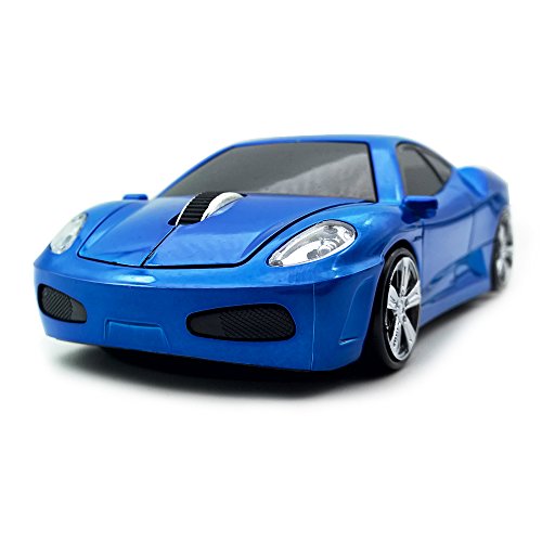 Wireless Car Mouse, TDRTECH 2.4GHz Optical Gaming Mouse Cool Sport Car