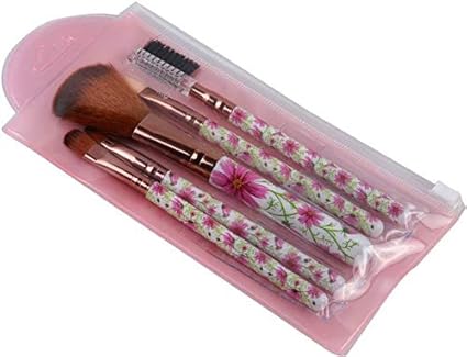 Rsentera Premium Synthetic Makeup Brush Set Foundation Blending Blush Face Powder (Pack of 5)