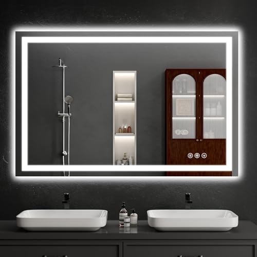 WISSMIELS 36"x48" LED Bathroom Mirror Lights