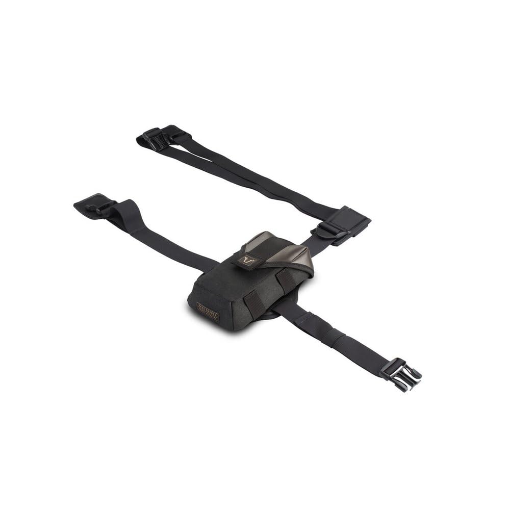 Legend Gear leg bag set with LA1 SW-MOTECH Holster LA7 with LA1. 0,8 l. Black/Brown.