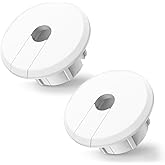 Sactulaz Wall Bushing Grommet for Starlink Dishy Router Ethernet Adapter Cable, Starlink Cable Routing Kit Feed-Through for 1 inch Wall Hole and Furnitures Wire Hole(White, 2 Pack)