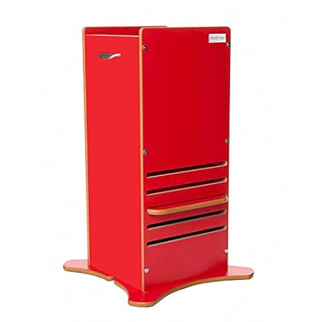 Little Helper Funpod Toddler Kitchen Safety Stand Red Amazon Co