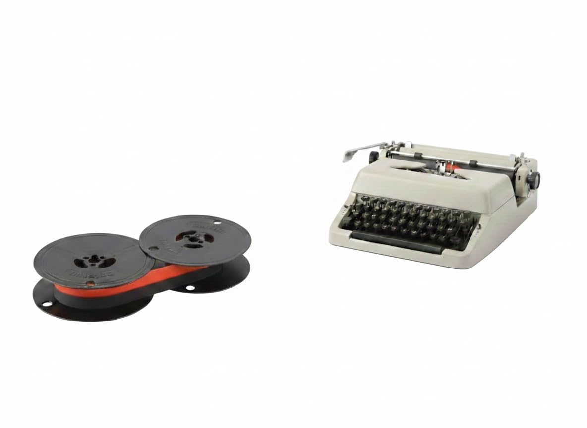 Ink Ribbon for DIN 2103 - 53 mm Diameter - Black/Red