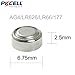 30 Pcs LR66 LR626 AG4 377 376 1.5V Watch Batteries