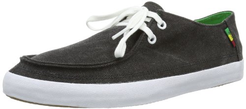 Vans Mens Rata Vulc Rasta Comfort Loafers blackwhite 6.5