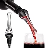 Zestkit Wine Aerator Pourer, Wine Aerator, Aerating Pour and Decanter Spout for Wine, Whiskey