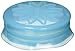 Blossom Mason and Canning Jar Sipping and Drinking Lid Caps, Silicone, For Standard Size Mason Jars, 3.5-Inches; Blue; Set of 4