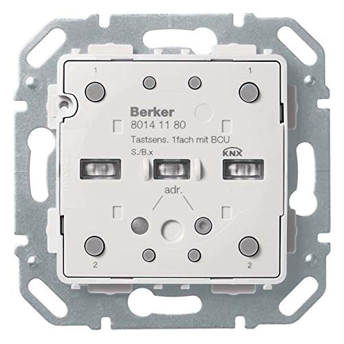 Hager 80141180 – Button KNX with Integrated BCU, 1 Phase, S.X/B.X