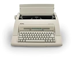 ROYAL 69147T Scriptor II Typewriter, White