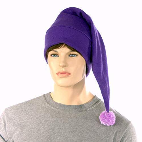 purple stocking cap