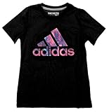 Adidas Big Girls Youth Water Color Graphic Tee