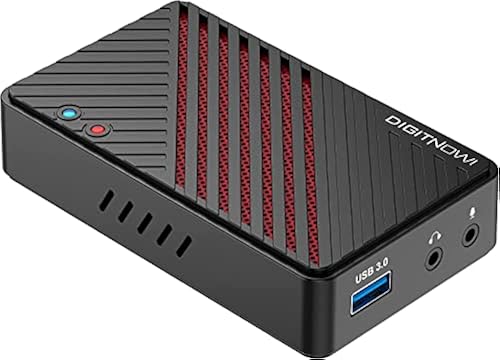 4K Video Capture Card, HDMI to Live Gamer Capture Card Full HD 1080P  60fps, Ultra-Low Latency for Streaming and Recording, Work with Nintendo