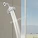 ShowerMaxx Luxury Spa Series Shower Head, 6 Spray Setting, 4.5 Inch Adjustable High Pressure Shower Head Fixture for Hard Water, 360-Degree Tilt Massage Shower System - Polished Chrome Shower Head