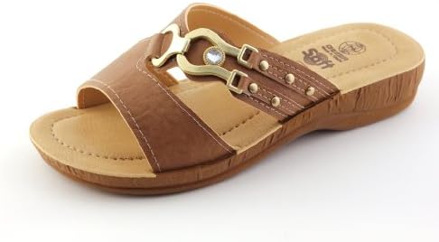 Gezer Women's Soft Sole Comfort Slide Sandal