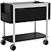 Safco, Scoot Open Top, Rolling Mobile File Cart, Fits Letter and Legal-Size Hanging Folders