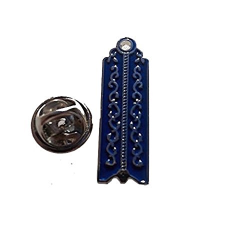 Delux Junior Warden large Pin Blue Silver