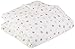 Amazon Brand – Pinzon Cotton Flannel Duvet Cover - King, Falling Snowflake Merlot