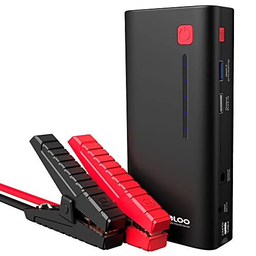 GOOLOO Jump Starter GE1200 1200A Peak 18000mAh Portable Battery Booster Pack for Up to 7.0L Gas
