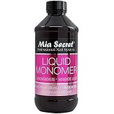 Mia Secret 8 oz / 240ml ADVANCED EMA LIQUID MONOMER - PROFESSIONAL ACRYLIC NAIL LIQUID FOR ACRYLIC POWDER