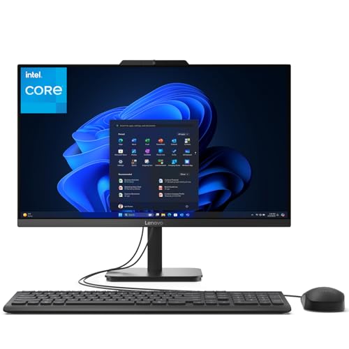 Lenovo 24 All-in-One Desktop Computer for Home Office, Intel Processor, 23.8