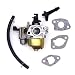 FitBest Carburetor Carb with Choke Lever for Honda GX160 5.5HP GX200 6.5 HP Engine Replaces# 16100-ZH8-W61 primary