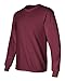 Gildan G240 6 Oz. Ultra Cotton™ Long-Sleeve T-Shirt - Maroon - Medium